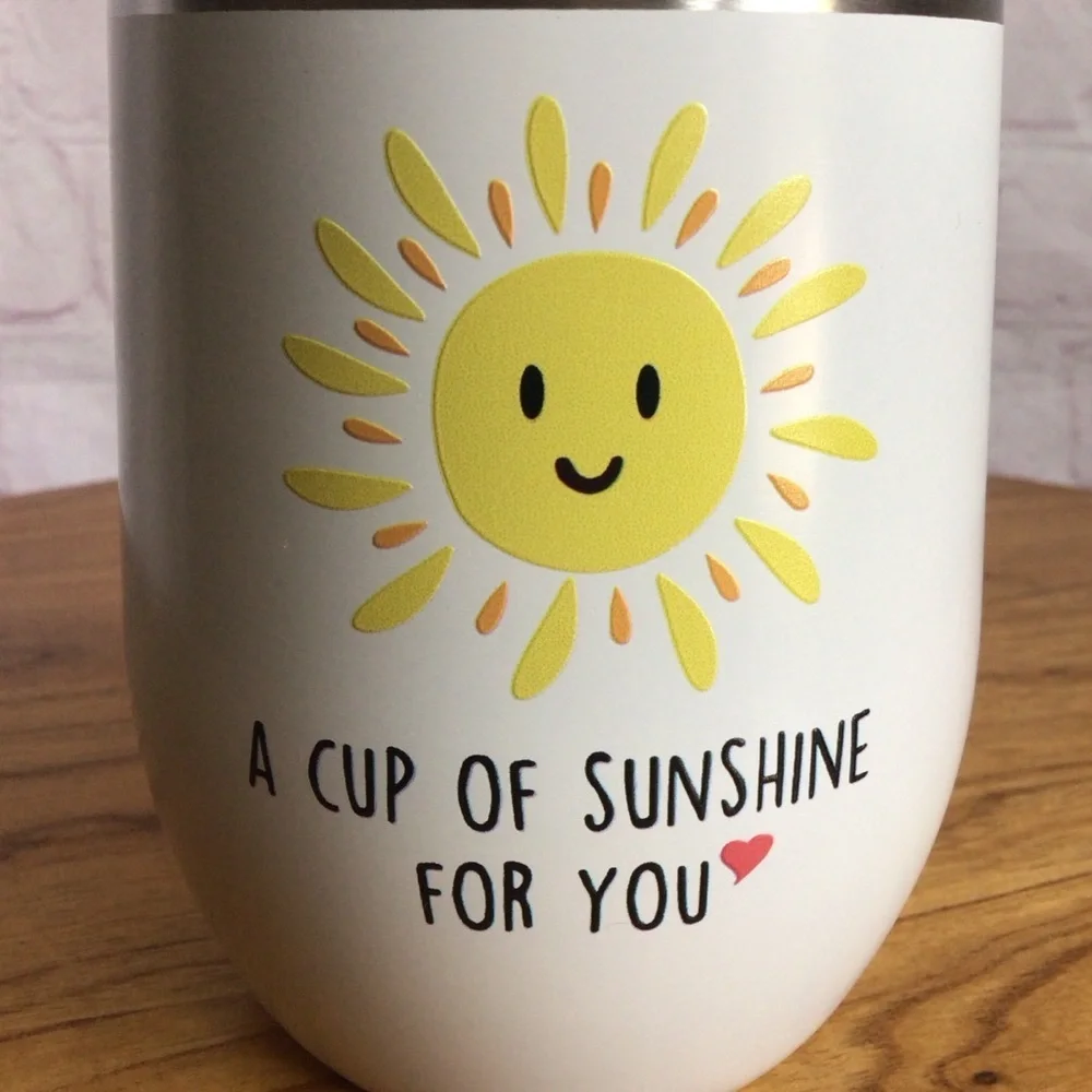 A Cup of Sunshine For You Stainless Steel Insulated Tumbler - Picture 5 of 7